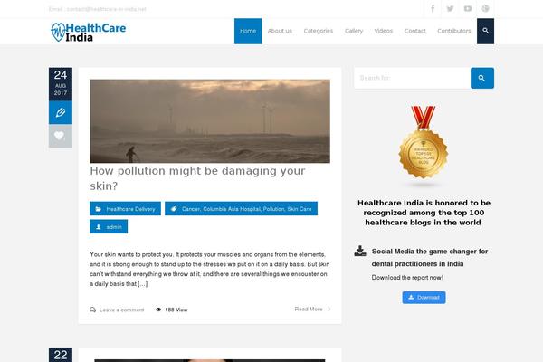 Site using YouTube plugin