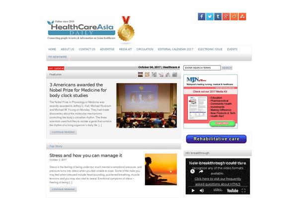 WP-Clear theme site design template sample