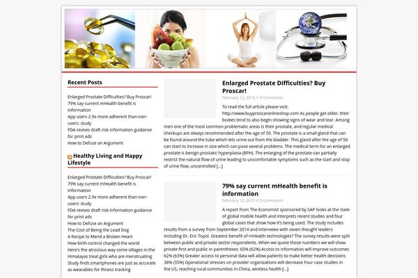 MH Magazine lite theme site design template sample