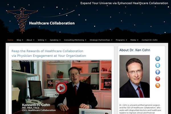 healthcarecollaboration.com site used Twenty Twenty-One