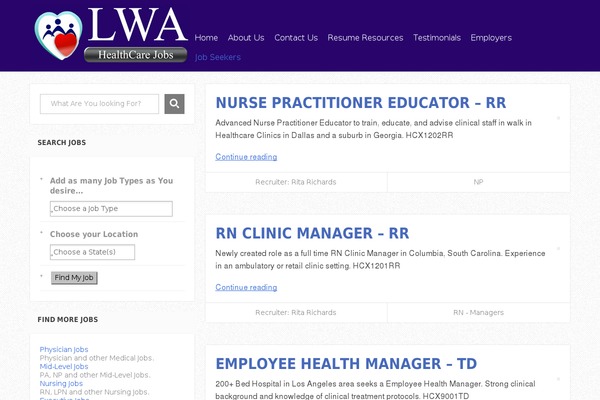 Site using Job Manager plugin