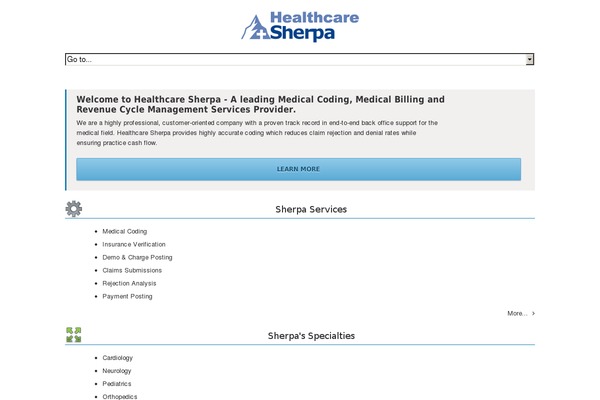 Hs theme site design template sample