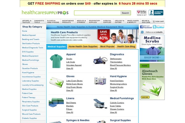 healthcaresupplypros.com site used Hsp