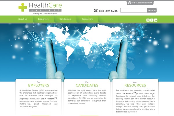 Healthcare theme site design template sample