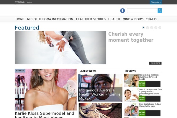 Healthcare theme site design template sample