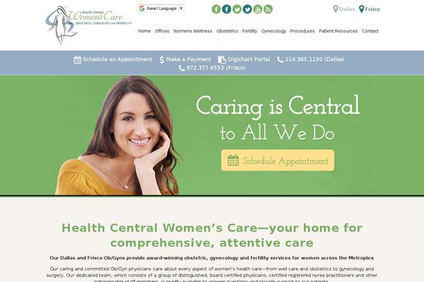 healthcentralobgyn.com site used Healthcentral