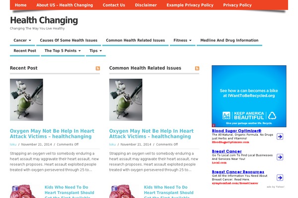 MesoColumn theme site design template sample