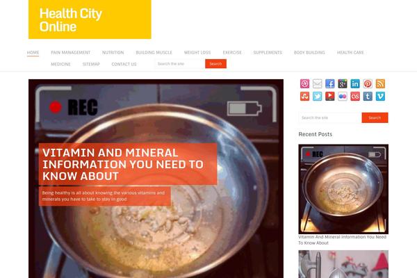 Spike theme site design template sample