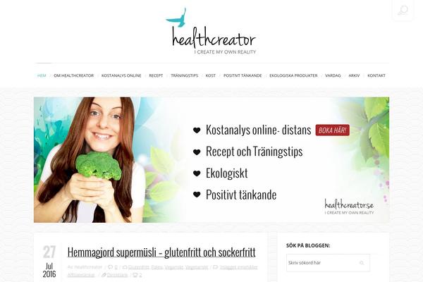 John Doe's Blog theme site design template sample
