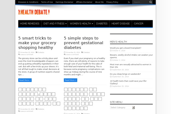 Jarida theme site design template sample