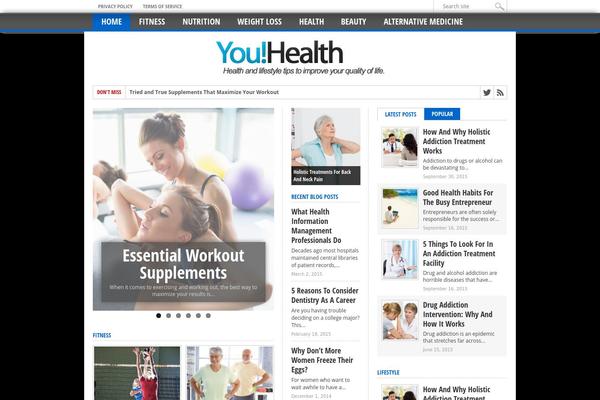 Max Mag theme site design template sample