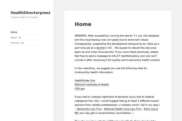 Twenty Fifteen theme site design template sample