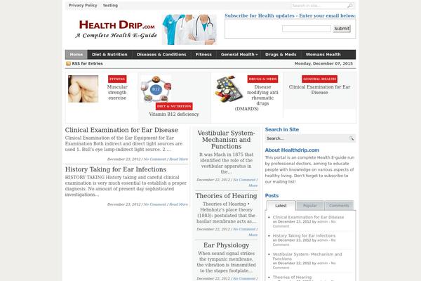 Linepress theme site design template sample