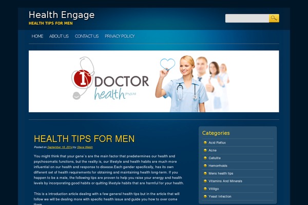 healthengage.net site used Alinan-wp