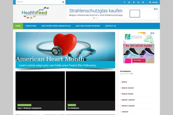 Newstube theme site design template sample