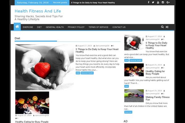 SuperMag theme site design template sample