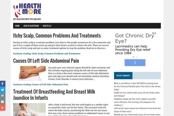 MH Newsdesk lite theme site design template sample