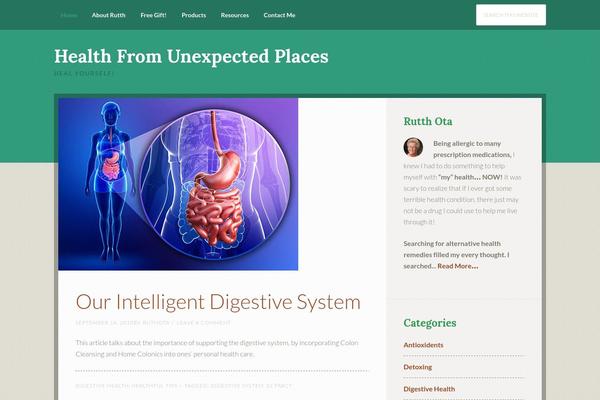 Going Green Pro theme site design template sample