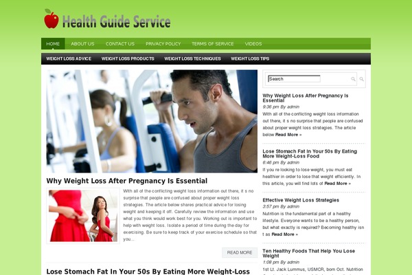 Scientic theme site design template sample