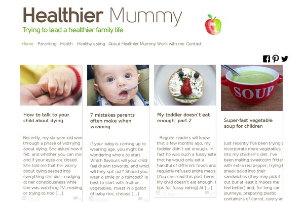 healthiermummy.com site used Newsmunch