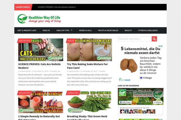 KadenceWP theme site design template sample