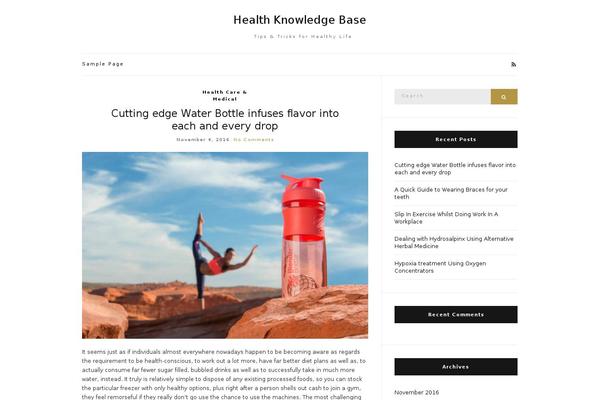 Olsen Light theme site design template sample