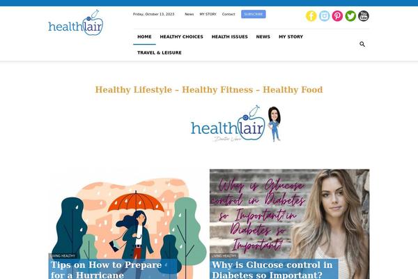 Newspaper theme site design template sample