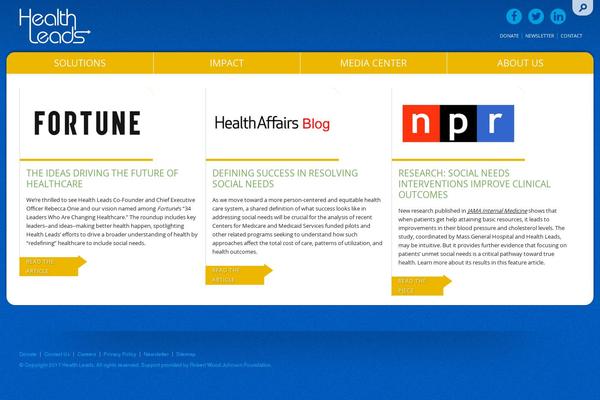 Site using Divi-mobile plugin