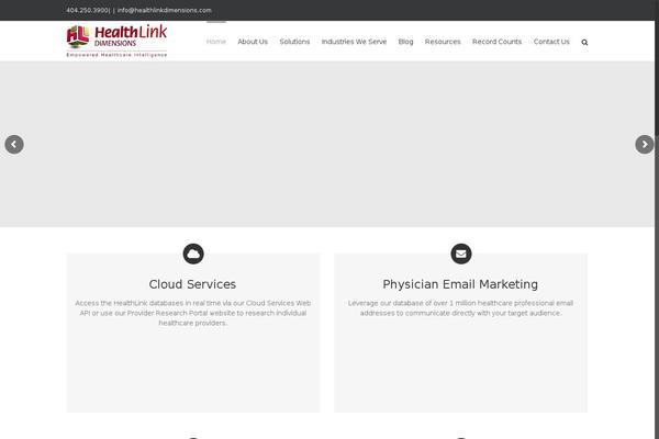 Avada Child theme site design template sample