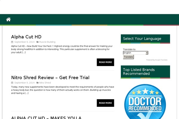 aReview theme site design template sample