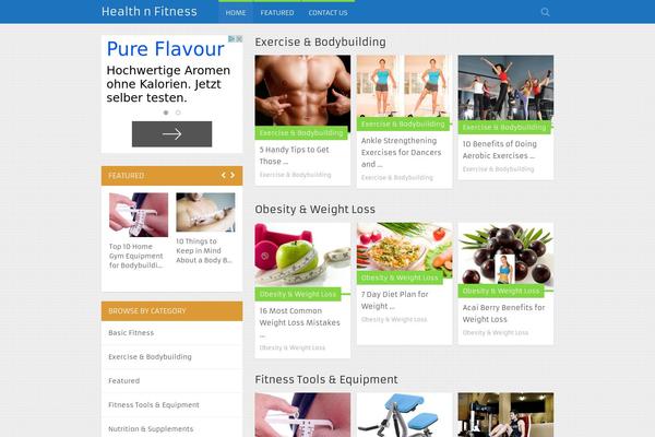 MagXP theme site design template sample