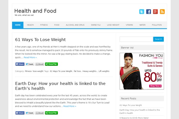 Iconic One theme site design template sample