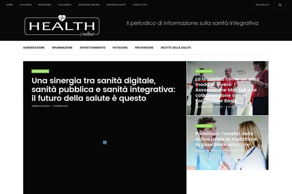 Magazino theme site design template sample