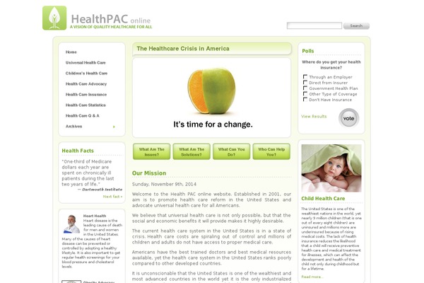 healthpac theme websites examples