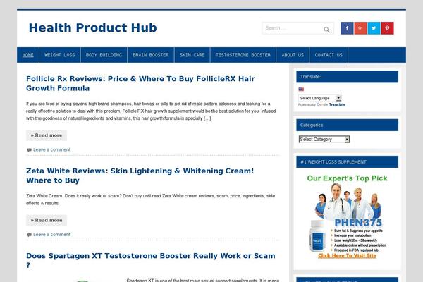 Smartline Lite theme site design template sample