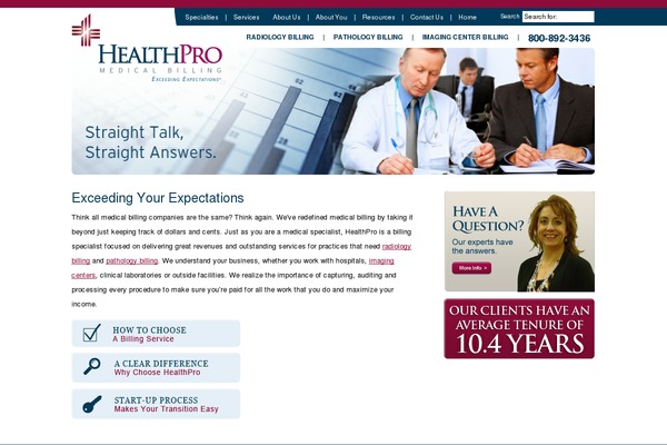 healthpromedical.com site used Healthpro