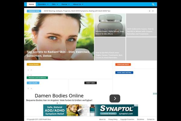 Site using Easy Table of Contents plugin