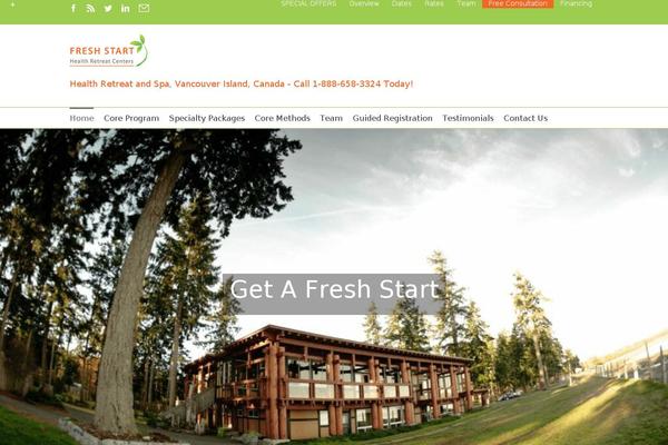 Site using Retreat Booking Guru Connect plugin