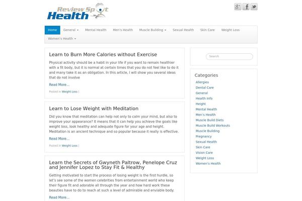 Response theme site design template sample