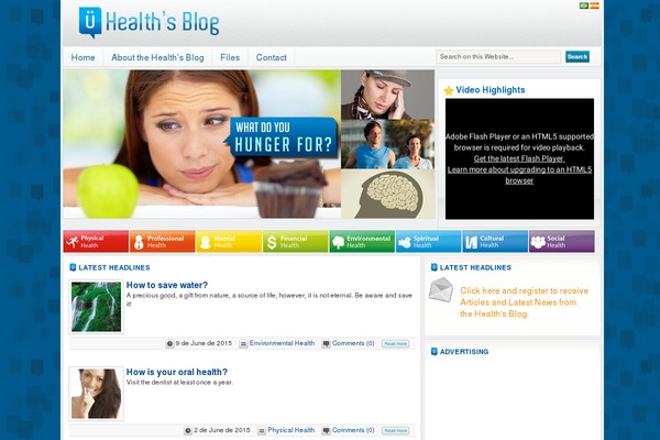 healthsblog.org site used Blogdasaude