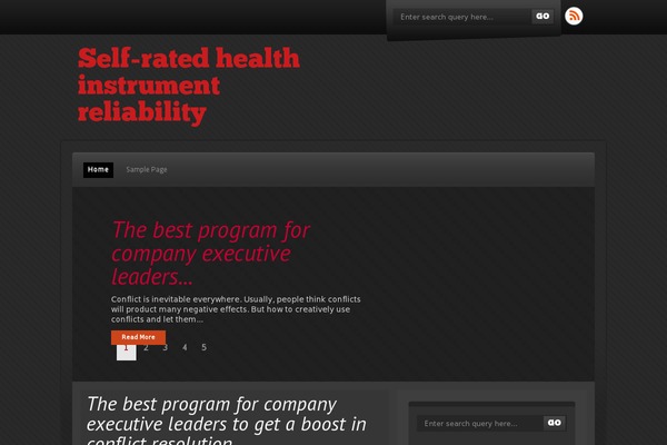 Destro theme site design template sample