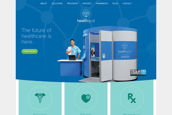 healthspot.net site used Inertia