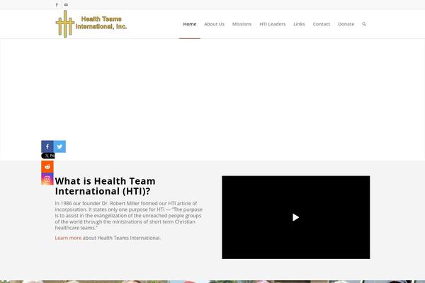 Enfold theme site design template sample