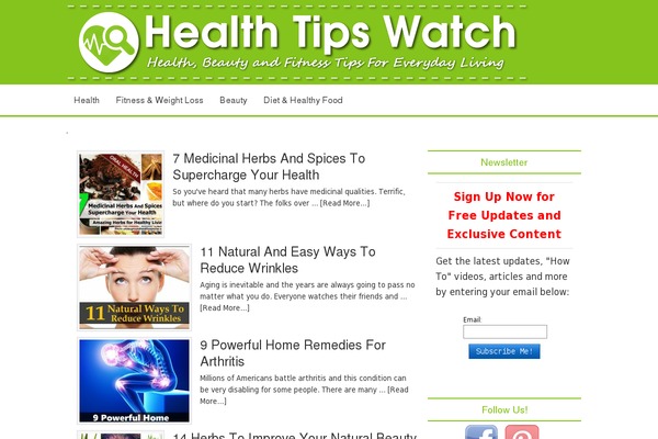 healthtipswatch.com site used Dynamik Gen