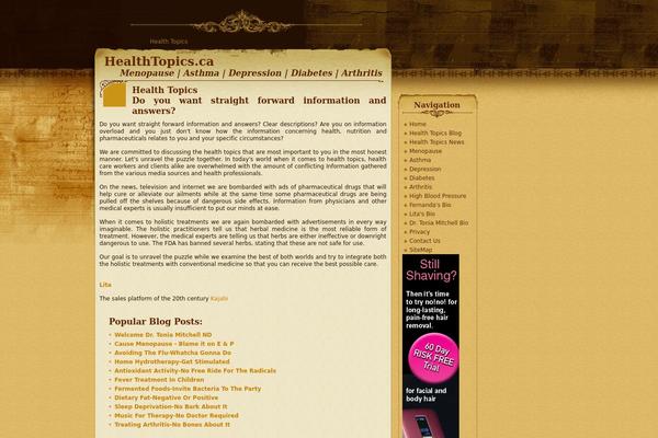 Aspire theme site design template sample