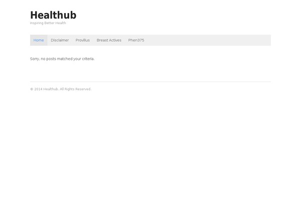 healthub.com site used Archive