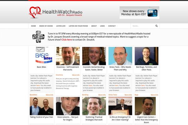 healthwatchradio.com site used Zoho