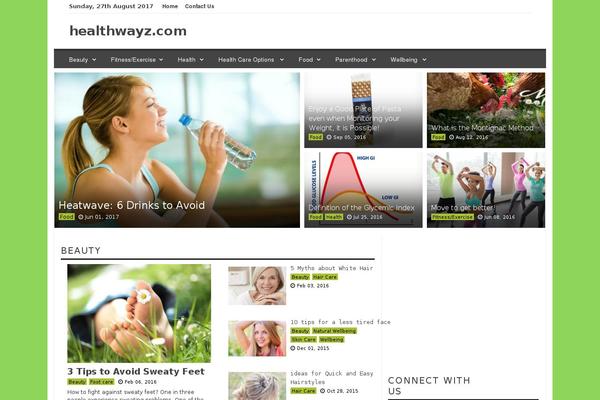 Smart Magazine theme site design template sample