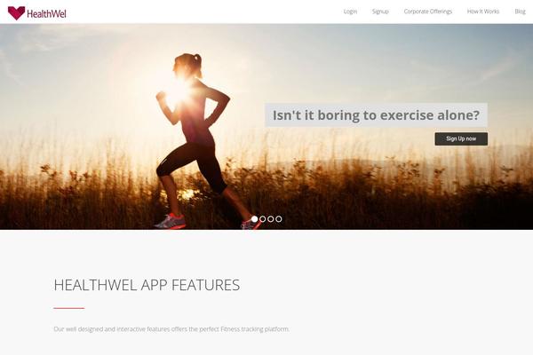Ray theme site design template sample