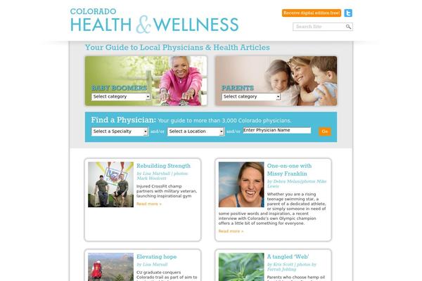 Health theme site design template sample